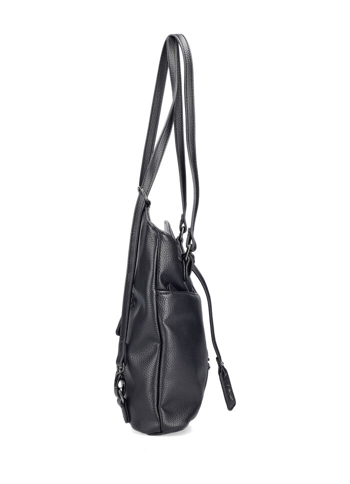 Rieker, tas, dames, met optische luipaardaccenten ZWART